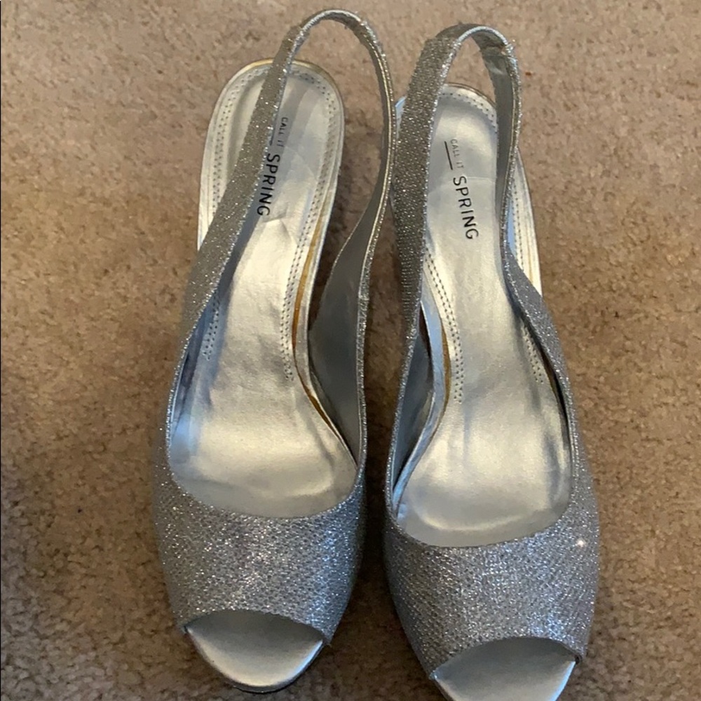 Shimmering shoes
